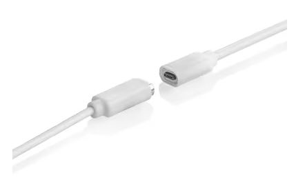 Magnetic connectors for effortless charging of Somfy WireFree products